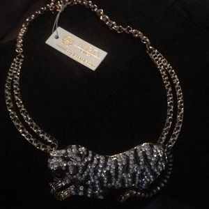 Tiger bling necklace.